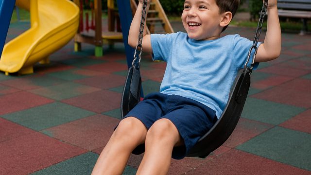 Enhancing Outdoor Play Safety with Rubber Mats for Kids