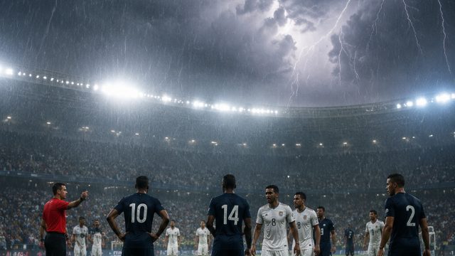 Severe Weather Interrupts France-Iraq World Cup Clash | bandar judi slot terpercaya, skywind slot ja