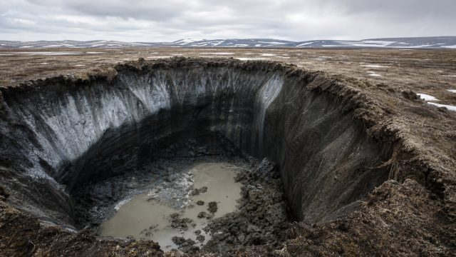 Permafrost Crater in Siberia: A Window into Climate Change