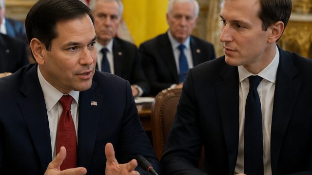New Bipartisan Efforts for Peace in Ukraine Led by Rubio and Kushner